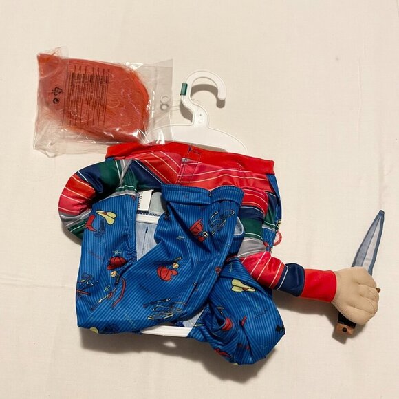 Childs Play 2 Chucky Pet Dog Halloween Costume Large - Picture 9 of 16